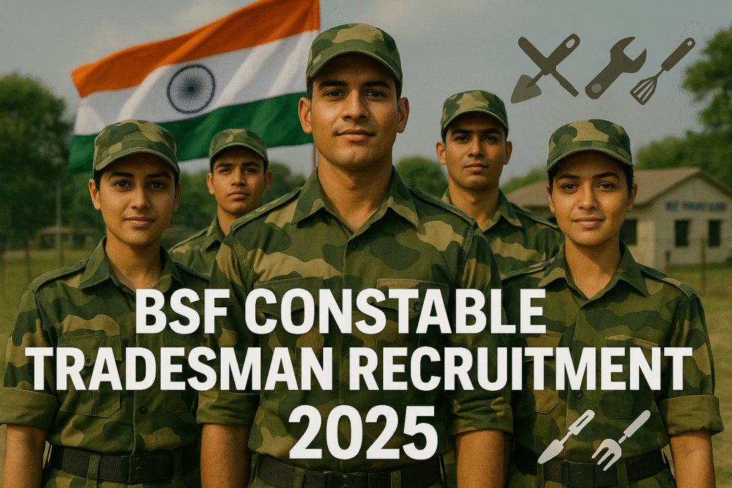 BSF Constable Tradesman Recruitment 2025