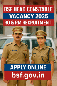 BSF RO RM New Vacancy 2025