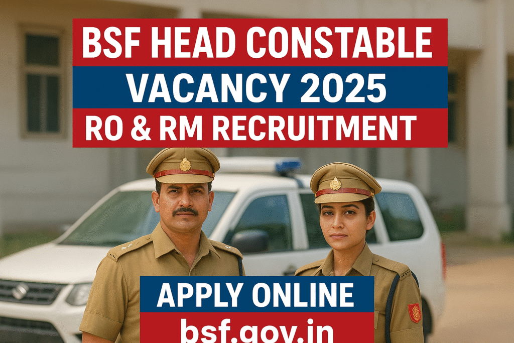 BSF RO RM New Vacancy 2025
