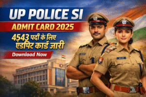 UP Police SI Admit Card 2025
